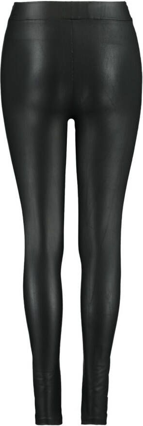 CoolCat Junior imitatieleren legging Pagea zwart