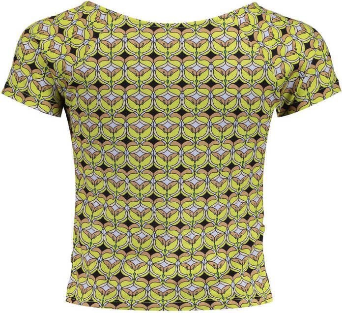 Frankie & Liberty ! Meisjes Shirt Korte Mouw -- All Over Print Polyester/elasthan