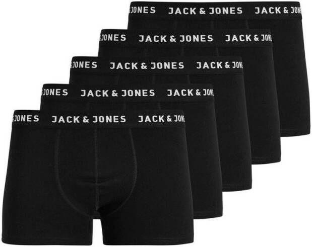 jack & jones Set of 5 children's boxers , Zwart, Heren