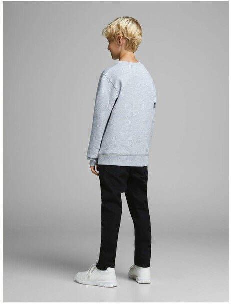 jack & jones ! Jongens Lange Broek - Zwart Katoen/polyester/elasthan