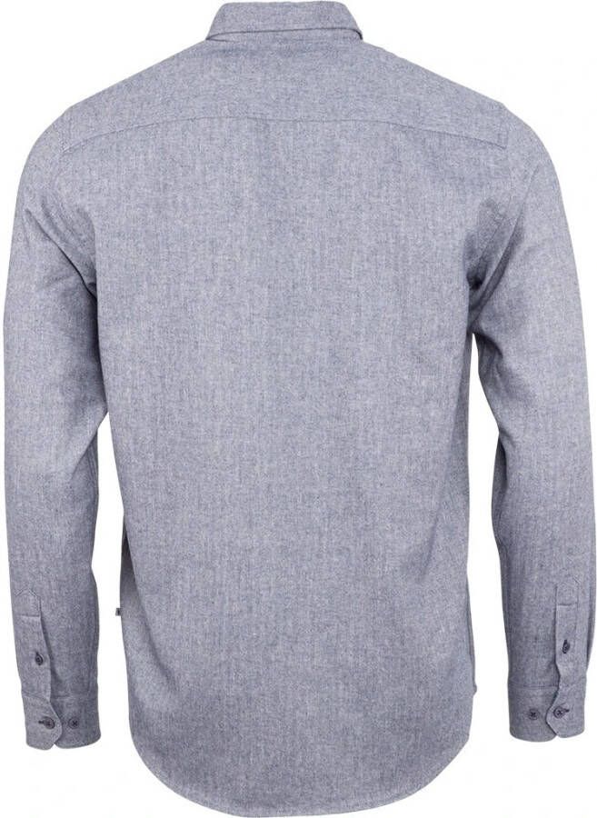 Kronstadt Johan Herringbone flannel shirt , Blauw, Heren