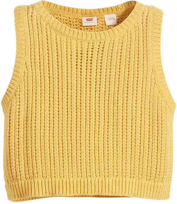 Levi's Tank vrouw baby blue sweater vest a4247 0001