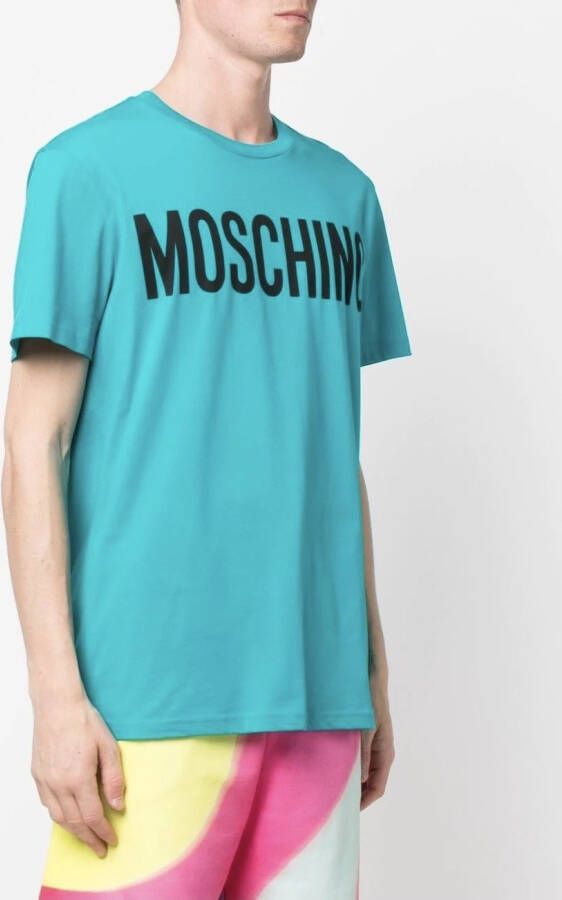 Moschino T shirts , Blauw, Heren