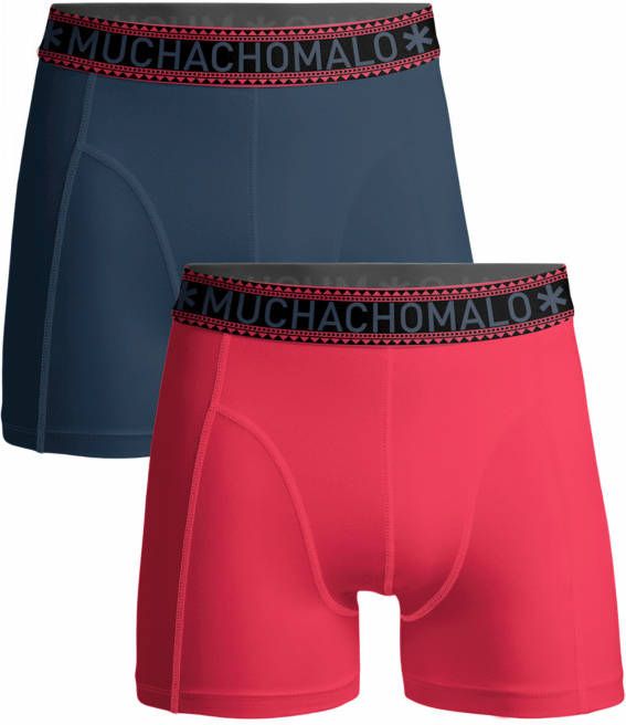 Muchachomalo Jongens 2 pack boxershorts Effen