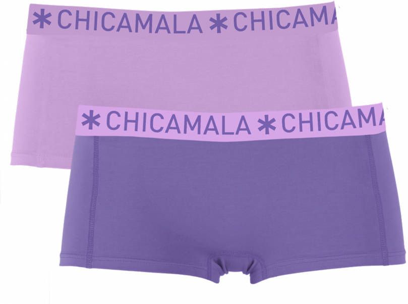 Muchachomalo Meisjes 2 pack Boxershorts effen