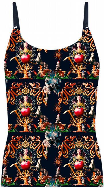 Muchachomalo Meisjes Singlet Print Snowwhite