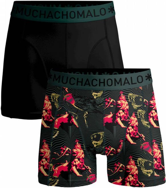 Muchachomalo Jongens 2 pack boxershorts rastafarian