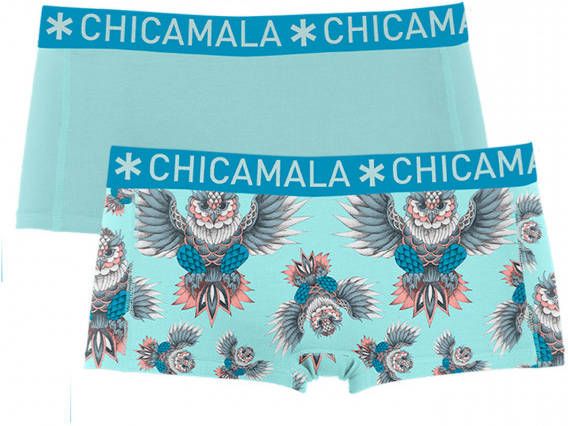 Muchachomalo Meisjes 2 pack boxershorts owli
