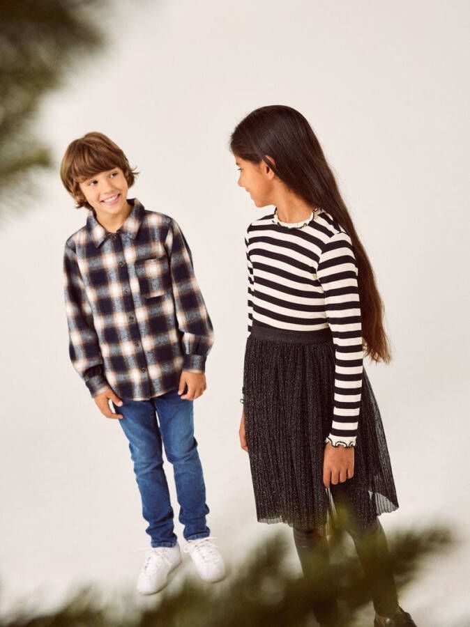 name it Noem It Kids Nkmrolle LS Overhirt Seal Bruin | Freewear Bruin , Bruin, Heren