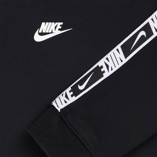 Nike Sportswear Hoodie voor jongens Black/Black/White