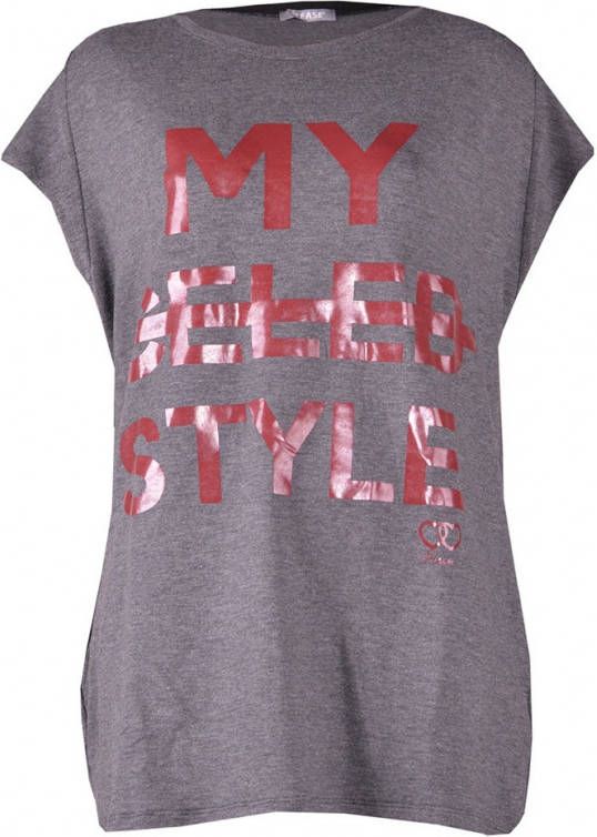 Please T shirt my celeb style anthracite