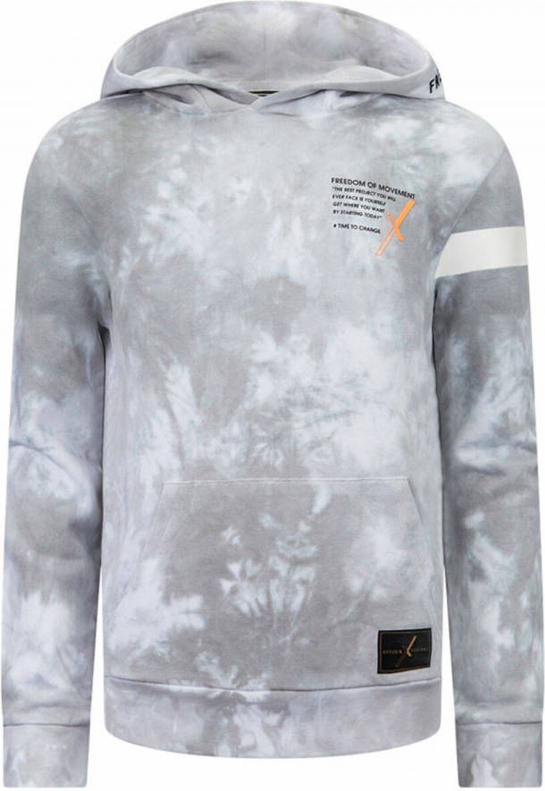 Retour Denim Retour X Touzani tie dye hoodie Rewind grijs