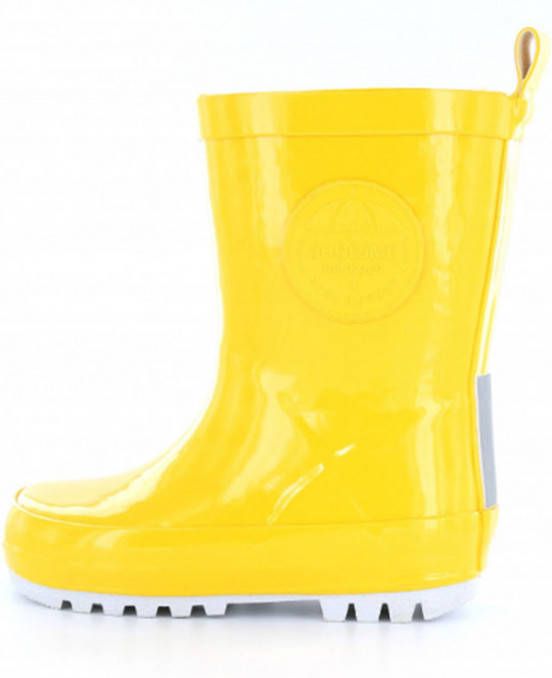 Shoesme Regenlaarzen Rubber Laars met Fleece Sock Geel