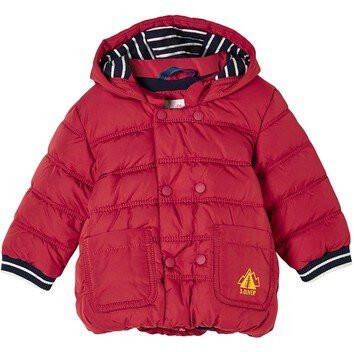 s.Oliver baby gewatteerde winterjas rood