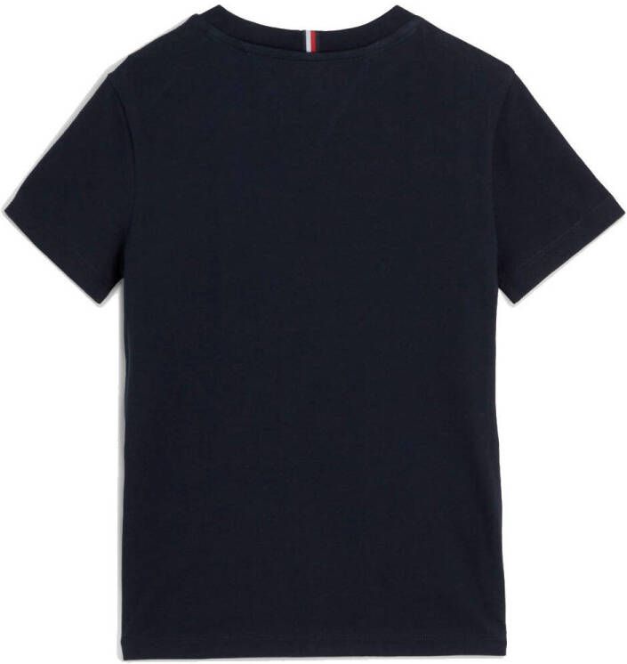 Tommy Hilfiger ! Jongens Shirt Korte Mouw -- Donkerblauw Katoen