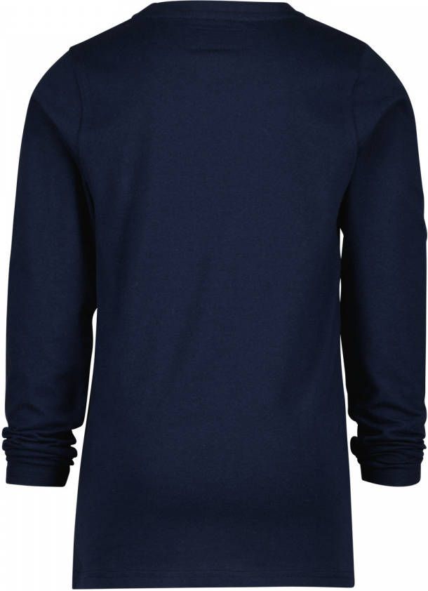 Vingino longsleeve Jafano met logo donkerblauw
