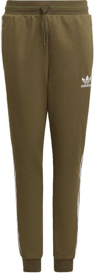 Adidas Originals regular fit joggingbroek Adicolor met logo olijfgroen/wit