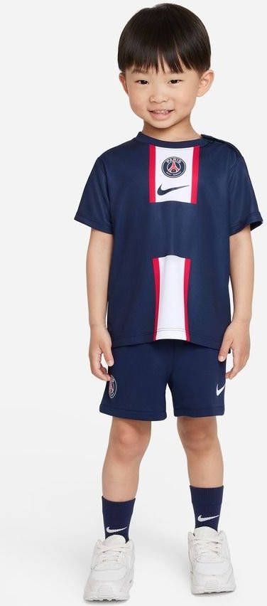 Nike Paris Saint Germain 2022/23 Thuis voetbaltenue voor baby's Midnight Navy/White/Midnight Navy Kind