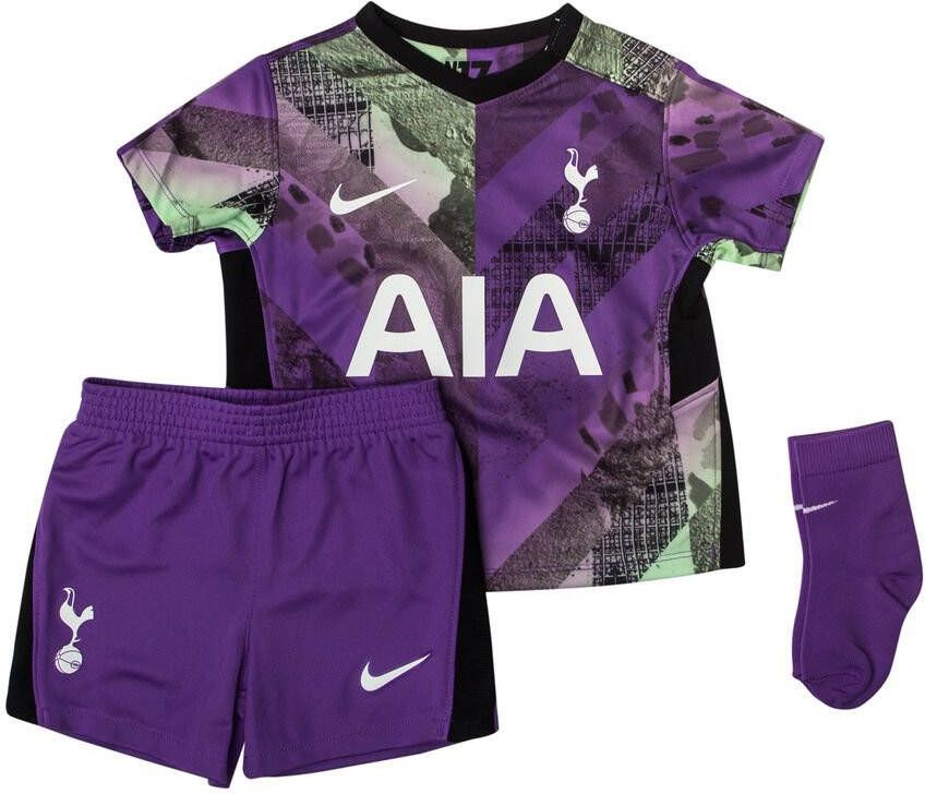 Nike Tottenham Hotspur 2021/22 Derde Voetbaltenue Baby's Wild Berry/Black/White Kind