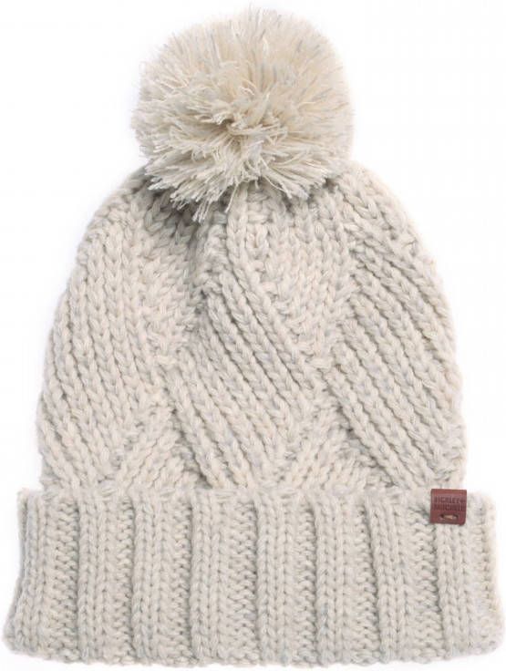 Bickley + Mitchell muts met pompon beige