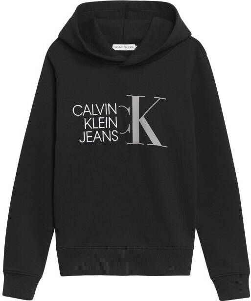 Calvin klein Jeans! Jongens Trui Maat 140 Zwart Katoen/elasthan