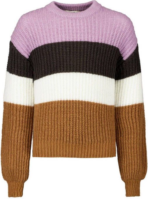 Garcia Lange trui J12644 1591 rebel lilac 1 met colourblocking