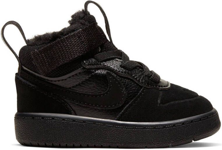 Nike Court Borough Mid 2 Boots voor baby's/peuters Zwart