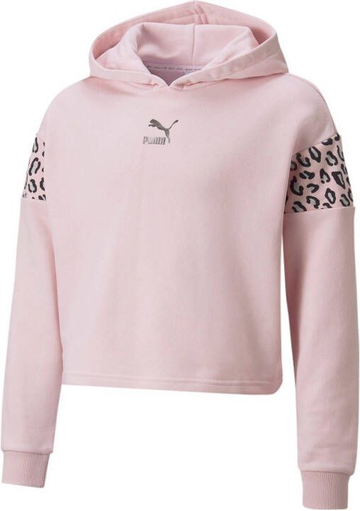 Puma classics summer roar trui roze kinderen