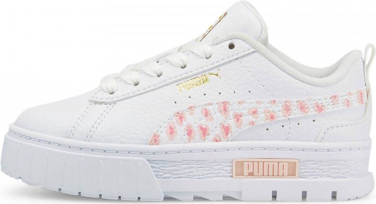 Puma Witte Lage Sneakers Mayze Wild Ps