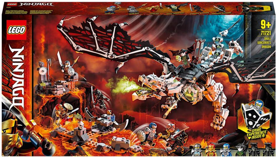 Lego NINJAGO Skull Sorcerer's Dragon Bordspelset(71721 )